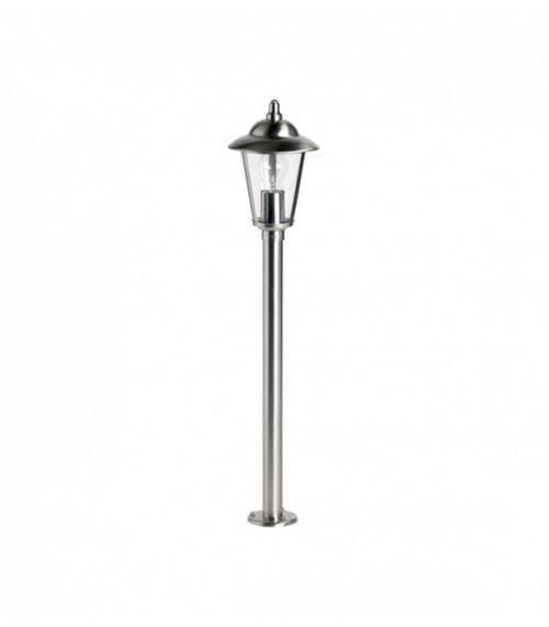 Lampadaire Klien, acier inoxydable et plastique