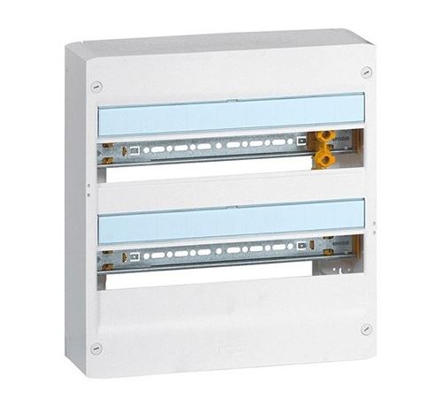 Legrand Blanc Coffret Drivia 18 Modules - 2 Rangées - Ip30 - Ik05 - Image 1