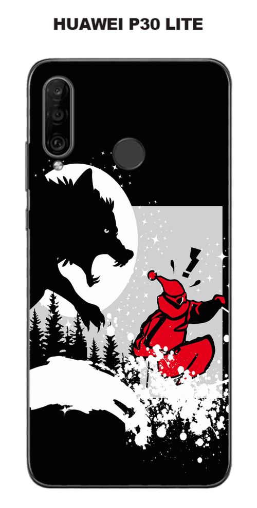 Coque Huawei P30 Lite design Loup