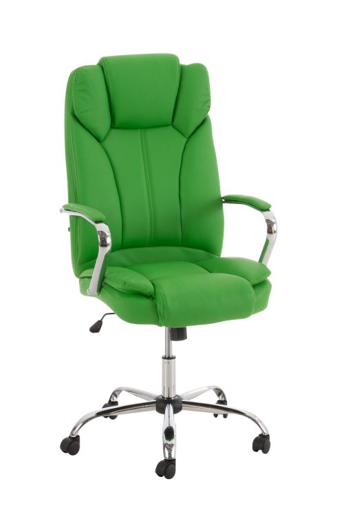 Fauteuil de bureau XXL Xanthos en Similicuir avec une capacité de charge de 210 kg , Vert