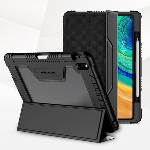 Etui en PU + TPU importé noir pour votre Huawei MatePad Pro