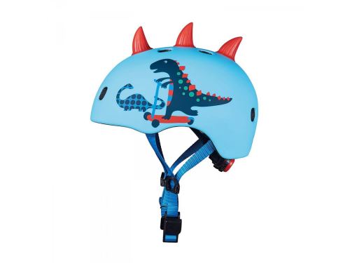 Micro - Casque Dinosaure 3D - Nouvelle gamme - boucle magnétique / lumière LED intégrée - Taille S