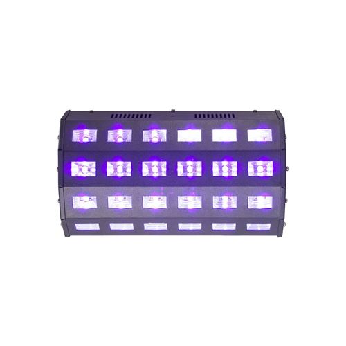 IBIZA LED-UV24 Effet a led uv 24 x 3w - Noir