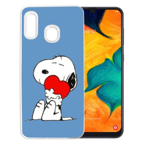 Coque pour Samsung Galaxy A20e -  Snoopy Coeur