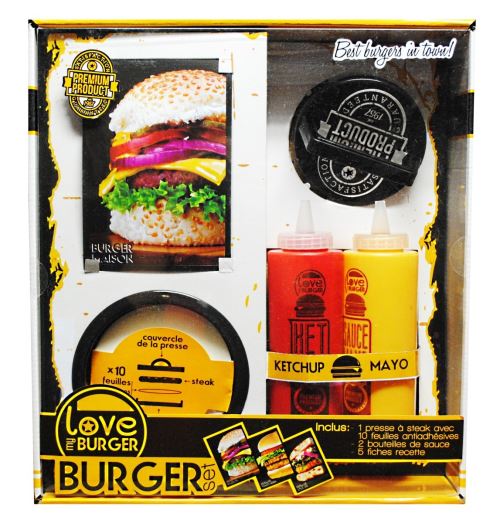 Coffret Hamburger Burger Recette Et Ustensile Cuisine