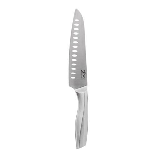 FIVE Simply Smart - Couteau Santoku Inox Forg 31cm Gris