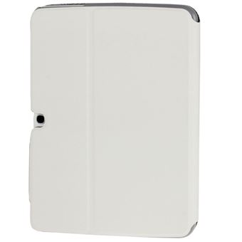 Housse Samsung Galaxy Tab 3 P5200 étui cuir 10.1  Blanc