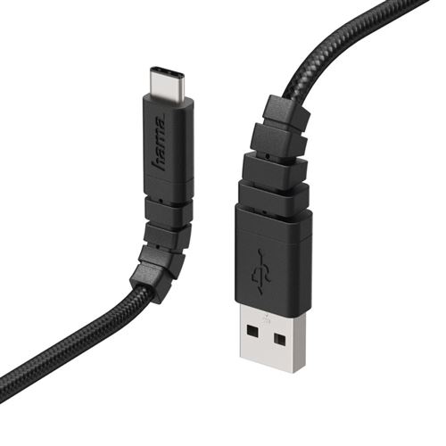 Hama Câble de charge / données Extreme USB Type-C 1,4 M noir