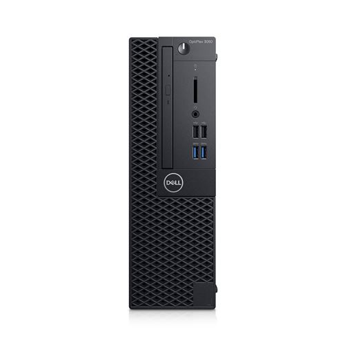 Dell OptiPlex 3060 - SFF - Core i3 8100 / 3.6 GHz - RAM 8 GB - SSD 256 GB - DVD-brander - UHD Graphics 630 - GigE - Win 10 Pro 64 bits - monitor: geen - BTS