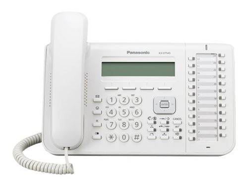 Panasonic KX-DT543 - Téléphone numérique - blanc