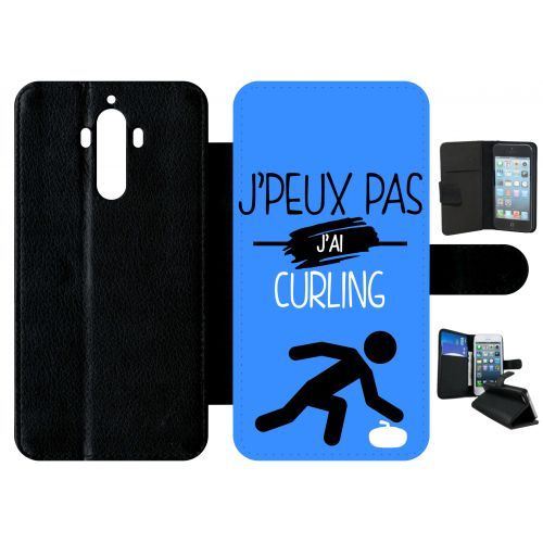 Etui à rabat huawei mate 9 j peux pas j ai curling 3