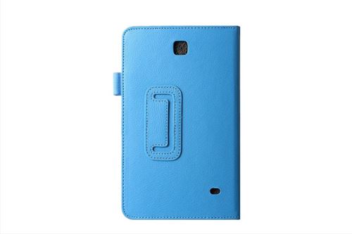 WISETONY® Etui PU cuir Coque Housse rotative 360°pour Samsung Galaxy Tab T230/T231/T235 - Bleu