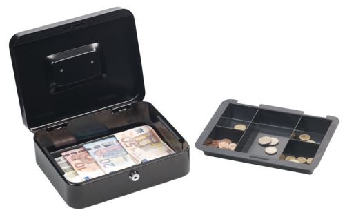 Caisse à monnaie en acier - 25 cm