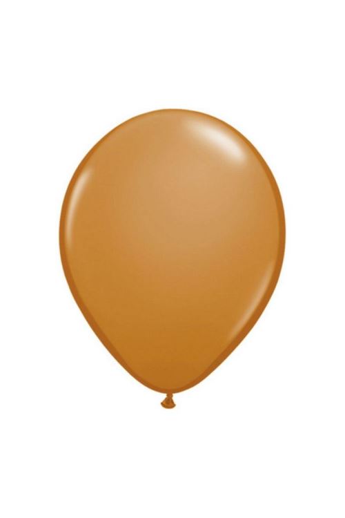 Sachet De 100 Ballons Fashion Mocha Marron 5 13 Cm Qualatex® - Marron - Diamètre: 5 / 13 cm