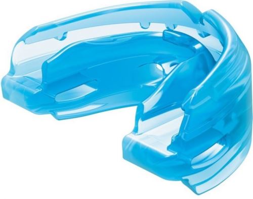 protecteur buccal double pour support unisexe bleu