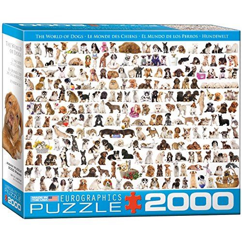 EuroGraphics The World of Dogs Puzzle (2000-Piece)