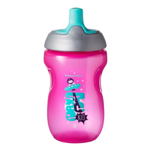 Tasse gourde bébé et enfant SPORTY Tommee Tippee Rose