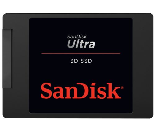 Disque SSD Sata III SanDisk Ultra 3D 1To, 2,5 pouces avec une vitesse de lecture allant jusqu'à 560 Mo/s (SDSSDH3-1T00-G25)
