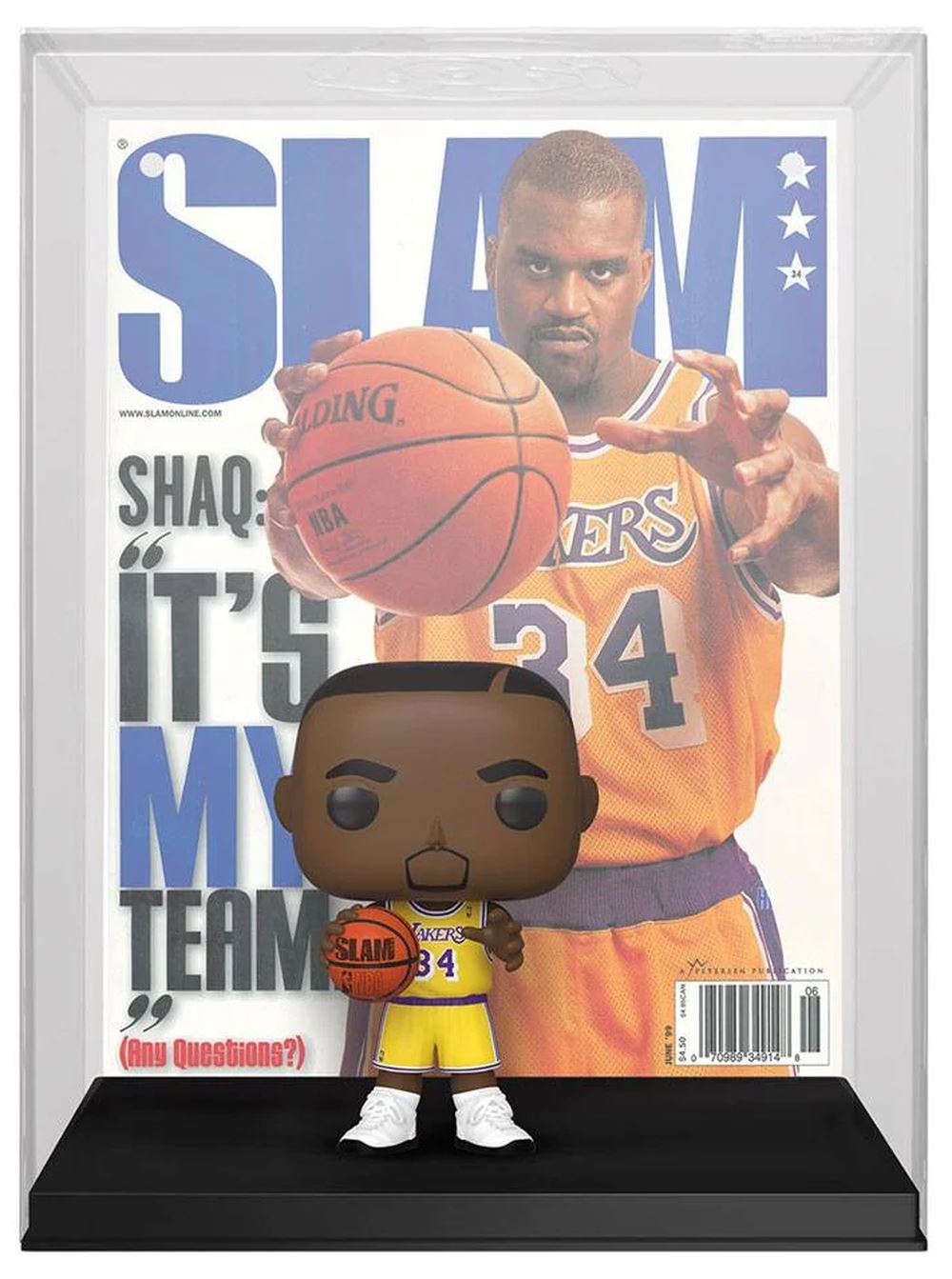 Figurine Funko Pop NBA Slam Shaquille O'Neal - Figurine de