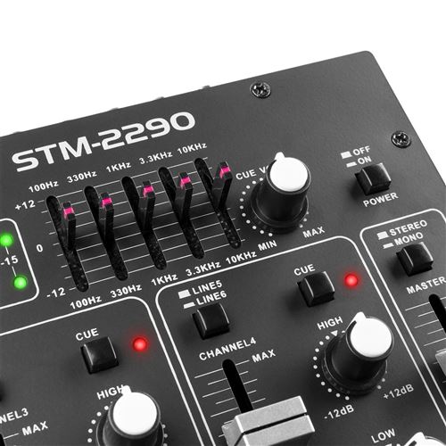 20€95 sur Vonyx STM2290 - Table de mixage DJ 8 canaux, Entrée USB,  technologie Bluetooth, 8 effets sons individuels, Table de mixage, Top Prix