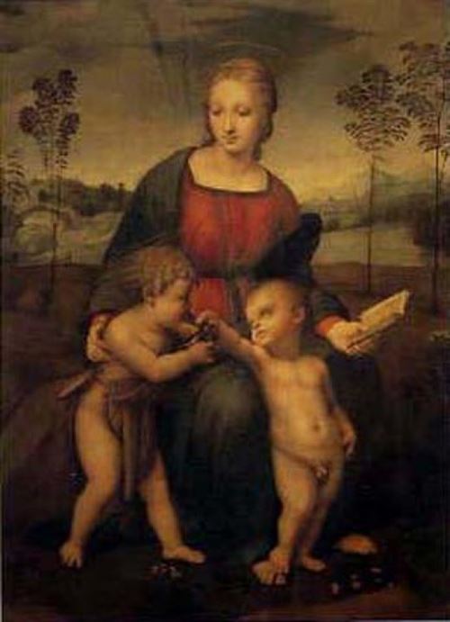 Raphaël Poster Reproduction - Madonna Del Cardellino (80x60 cm)