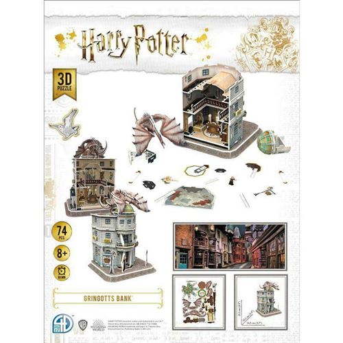 Coffret Harry Potter 8 films + puzzle 3D Magicobus