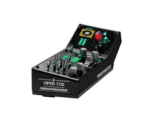 Thrustmaster VIPER Panel Noir USB Joystick + levier de commande du moteur PC