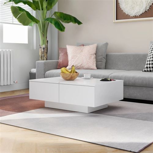 Vidaxl Blanc Table Basse - Image 3