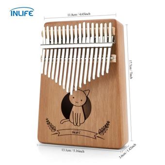 Mini piano à pouce Kalimba, piano à 8 touches en bois massif