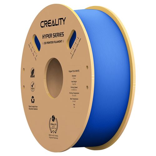 Filament d'impression 3D PLA Creality Hyper Series 1,75 mm 1 kg Bleu