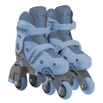 Globber - Rollers évolutifs 2-en-1 Taille XS-S du 26 au 29 - Bleu ciel