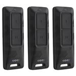 Lot de 3 Télécommandes FAAC XT2 FDS BD 433/868 - 787019 + 1 porte-clés Domobip