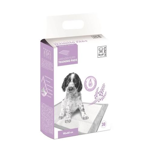 Comparer les prix de M-PETS Tapis dapprentissage Lavender - 30 pieces - 90x60cm - Pour chiot