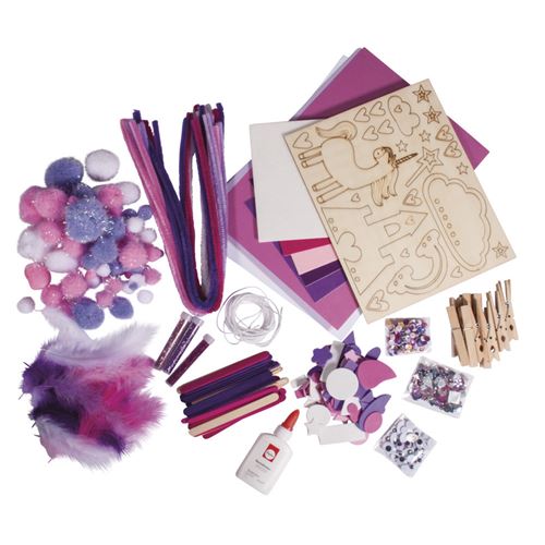 Boîte de bricolage et ateliers créatifs - Licorne 1000 pièces - Rayher