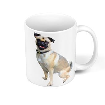 Fabulous Mug céramique Carlin Petit Chien Beige - 1