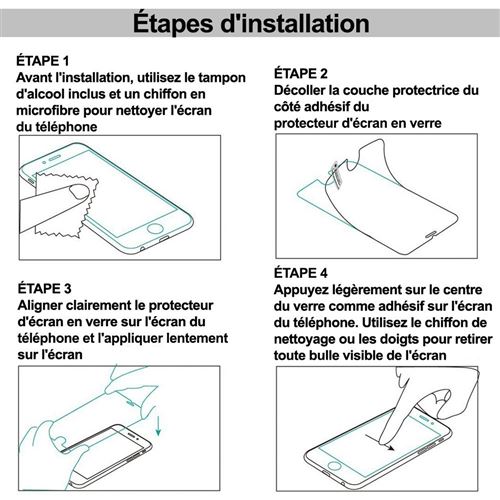 JETech Pack De 3 Films Protection Verre Trempé Pour IPhone 15 6,1" - Ultra Clair Anti-Trace - Installation Facile