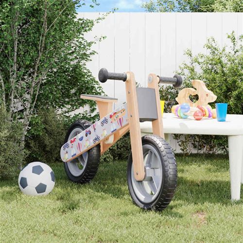 vidaXL Vélo d'équilibre pour enfants imprimé gris