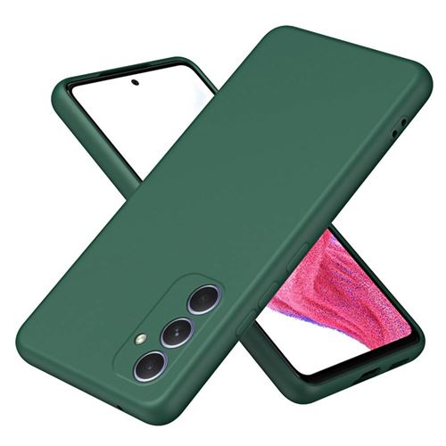 Coque pour Samsung Galaxy A55 5G - housse etui silicone gel fine + film ecran - VERT - htdmobiles