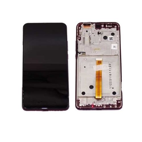 Original Ecran LCD Vitre tactile Noir Assemblés Sur Châssis Pour Motorola One Hyper