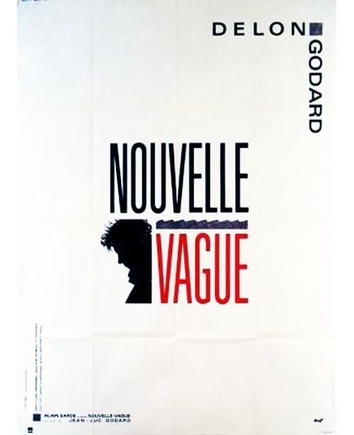 Nouvelle Vague - 1990 - Alain Delon, Domiziana Giordano - 116x158cm - Affiche de cinéma originale pliée