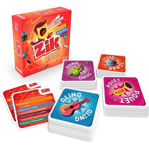 Jeu d'ambiance Flip Flap Zik - Flip Flap