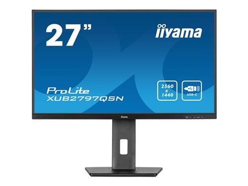 Ecran PC Iiyama ProLite XUB2797QSN-B2 27 QHD Noir mat