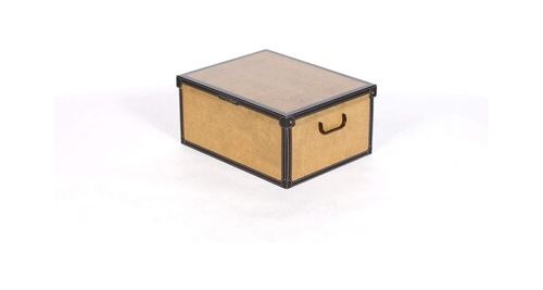 Grande boite de rangement décorative carton avec couvercle, décor Tapirus