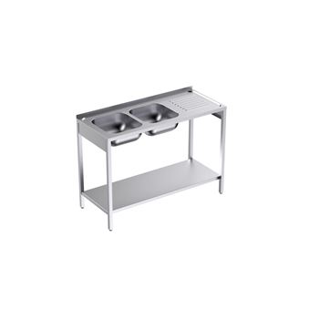Lot de 2 égouttoirs en acier inoxydable pliables triangulaires pour évier de cuisine