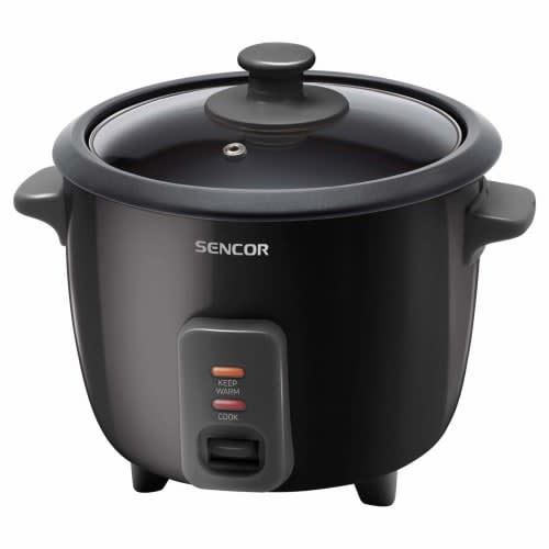 Cuiseur à Riz Sencor SRM 0601BK 300W 0.6L Automatique Acier Inoxydable Plastique Verre Noir