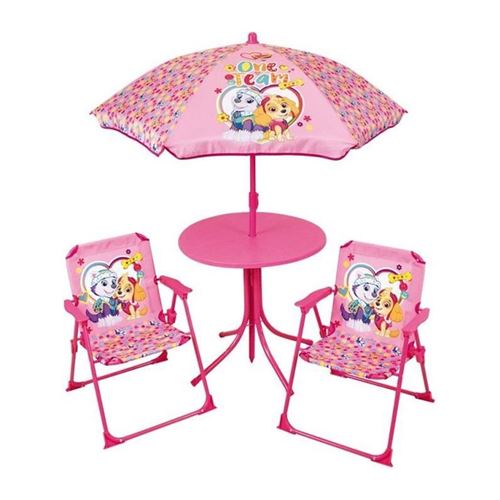 Non Communiqué Violet Salon De Jardin Fun House Rose 3 Pieces Metal 53 X 53 X 53 Cm