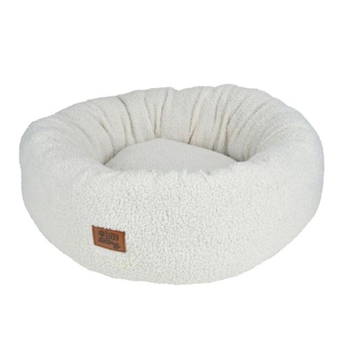 Comparer les prix de Coussin Donut pour Chien & Chat Wooly 55cm Écru