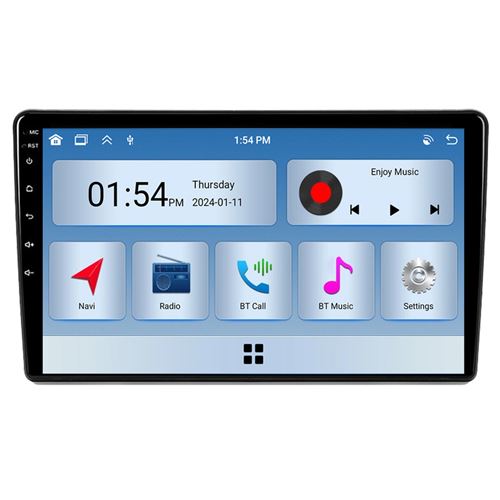 Autoradio RoverOne® Bluetooth CarPlay 2 Din 6Go RAM 128Go ROM pour Citroen Berlingo 2 B9 Peugeot Partner 2008-2019