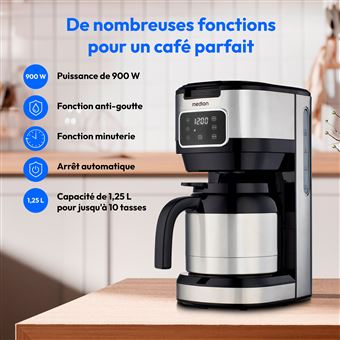 Ft362811 Cafetière Filtre Subito Programmable Isotherme 8 12 Tasses