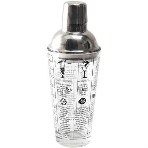 Cook Concept Shaker À Cocktail En Verre Avec 6 Recettes 45 Cl - Image 5